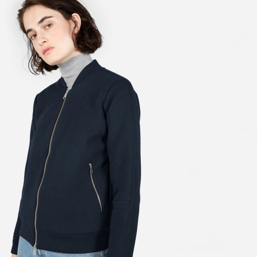 NWOT Everlane Street Fleece Bomber